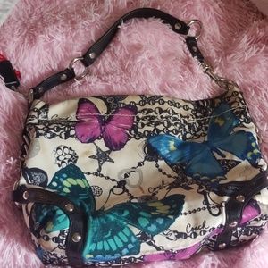 ❣Rare &Vintage❣COACH Carly Butterfly & Charm Purse